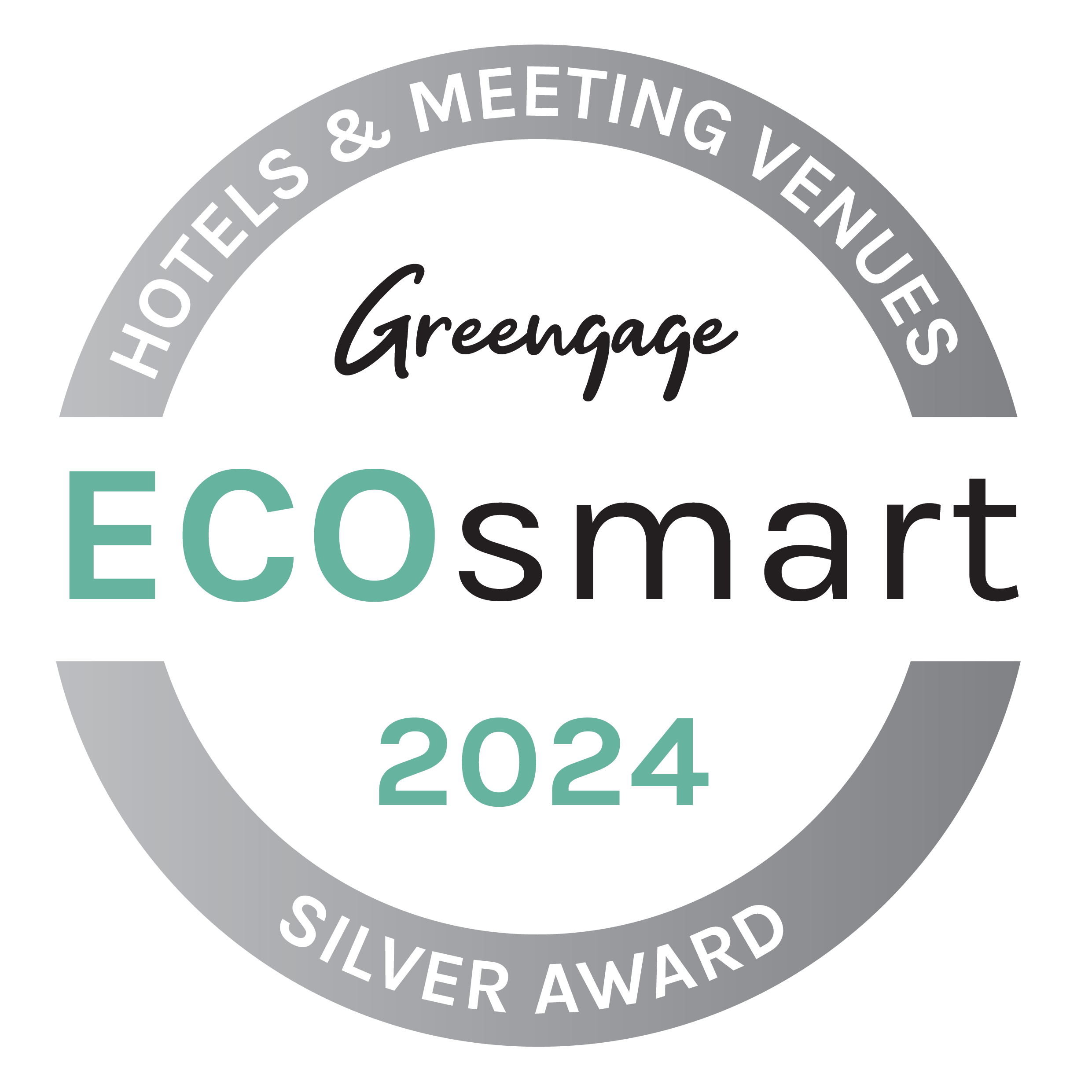 Hotels & Meeting Venues. Greengage Ecosmart 2024 silver award