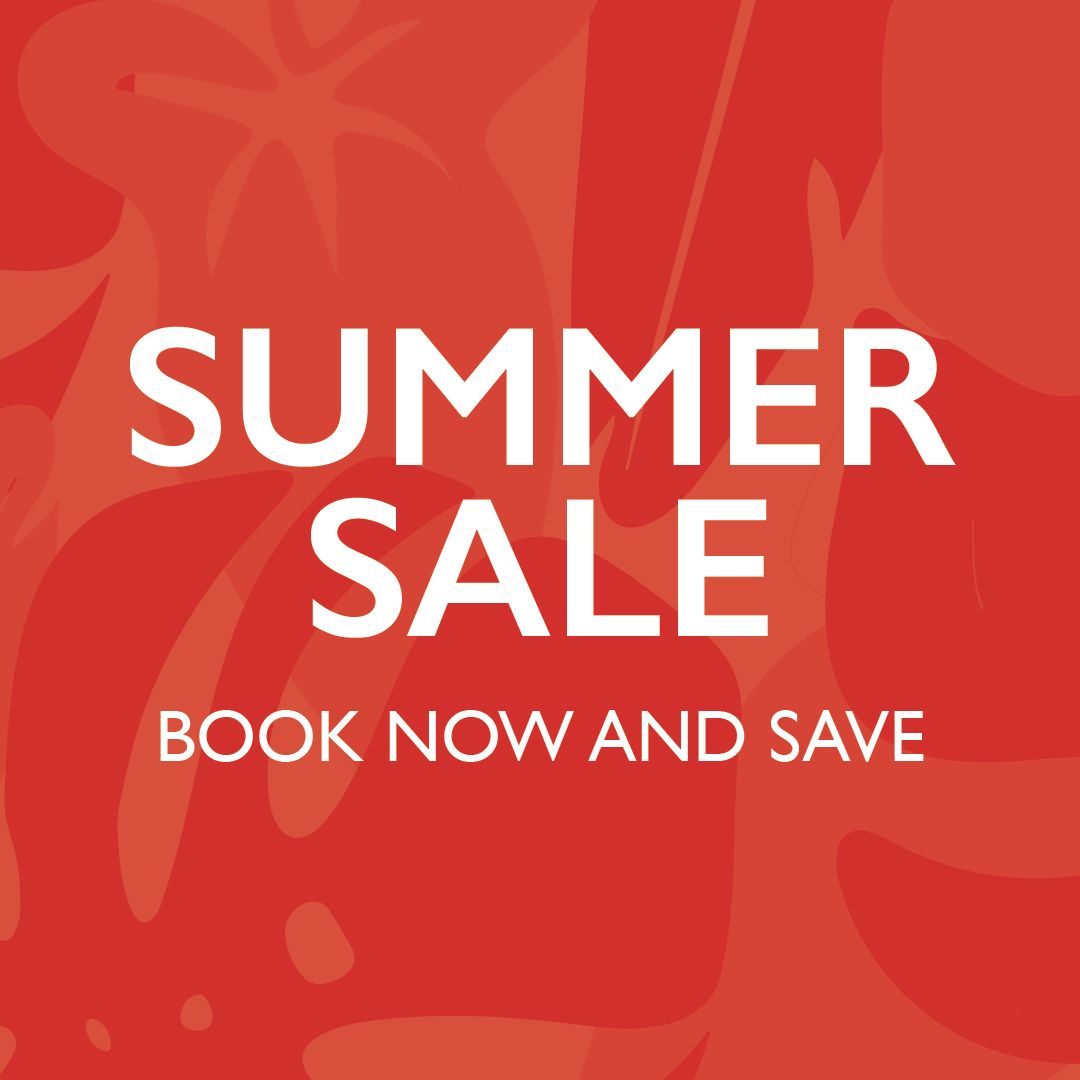 Summer Sale! Book Now and Save